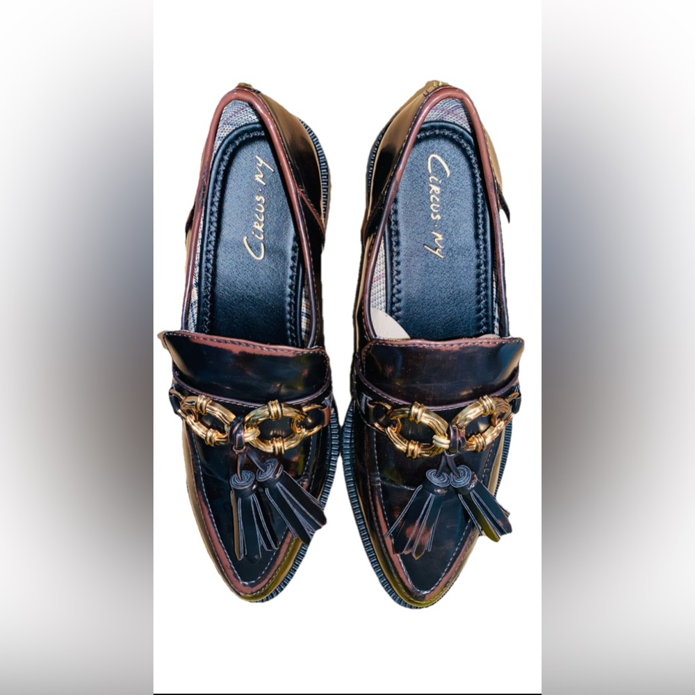 Circus by Sam Edelman Nichola
Chestnut Brush and Gold Slip-On Tassel Loafers - Picture 3 of 8